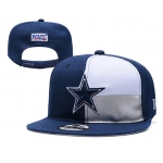 Cowboys Team Logo Navy White 2019 Draft Adjustable Hat YD