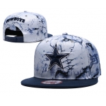 Cowboys Team Logo Smoke Navy Adjustable Hat TX