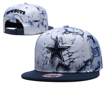 Cowboys Team Logo Smoke Navy Adjustable Hat TX