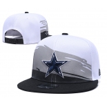 Cowboys Team Logo White Blue Adjustable Hat