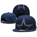 NFL Dallas Cowboys Half Logo Navy Snapback Adjustable Hat GS14