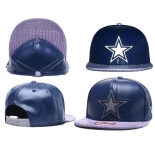 NFL Dallas Cowboys Team Logo Blue Reflective Adjustable Hat C06