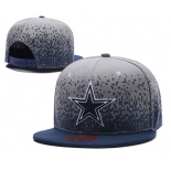 NFL Dallas Cowboys Team Logo Gray Snapback Adjustable Hat L21