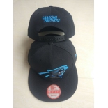 Panthers Team Logo Black Adjustable Hat LT