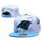 Panthers Team Logo Smoke Blue Adjustable Hat TX