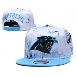 Panthers Team Logo Smoke Blue Adjustable Hat TX