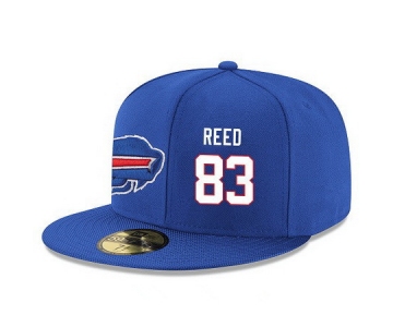Buffalo Bills #83 Andre Reed Snapback Cap NFL Player Royal Blue with White Number Stitched Hat