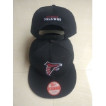 Falcons Team Logo Black Adjustable Hat LT