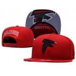 Falcons Team Logo Red Adjustable Hat