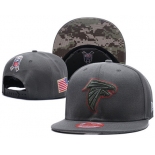 NFL Atlanta Falcons Team Logo Salute To Service Adjustable Hat X101
