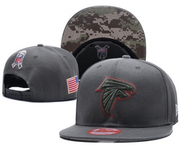 NFL Atlanta Falcons Team Logo Salute To Service Adjustable Hat X101