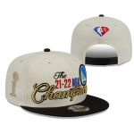 Golden State Warriors 2022 NBA Finals Champions Stitched Snapback Hats 030