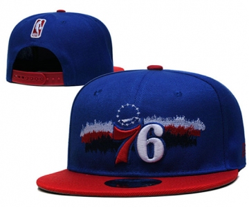 Philadelphia 76ers Stitched Snapback Hats 014