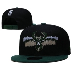 Milwaukee Bucks Finals Stitched Snapback Hats 012