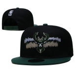 Milwaukee Bucks Finals Stitched Snapback Hats 012