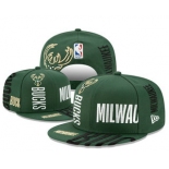 Milwaukee Bucks Snapback Ajustable Cap Hat YD 20-04-07-01