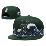Milwaukee Bucks Snapback Ajustable Cap Hat YD