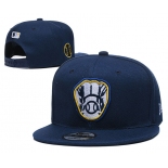 Milwaukee Brewers Stitched Snapback Hats 005