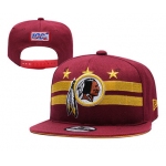 Redskins Team Logo Red 2019 Draft Adjustable Hat YD