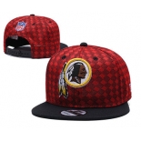 Redskins Team Logo Red Black Adjustable Hat TX