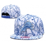 Lions Team Logo White Adjustable Hat TX