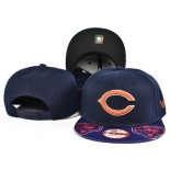 Bears Team Logo Navy Adjustable Hat SF