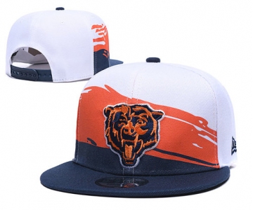 Bears Team Logo Orange Peaked Adjustable Hat