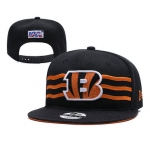 Bengals Team Logo Black 2019 Draft Adjustable Hat YD