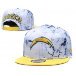 Chargers Team Logo Smoke Yellow Adjustable Hat TX