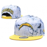 Chargers Team Logo Smoke Yellow Adjustable Hat TX