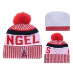 MLB Los Angeles Angels Logo Stitched Knit Beanies 001