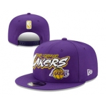 Los Angeles Lakers Snapback Ajustable Cap Hat YD 20-04-07-05