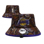 Los Angeles Lakers Stitched Bucket Hats 054