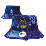 Los Angeles Lakers Stitched Bucket Hats 056