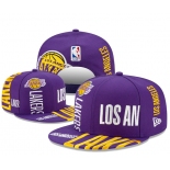 Los Angeles Lakers Stitched Snapback Hats 047
