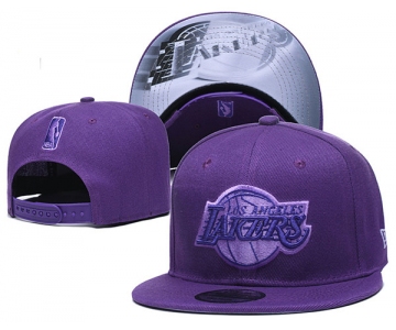 Los Angeles Lakers Stitched Snapback Hats 048