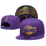 Los Angeles Lakers Stitched Snapback Hats 050