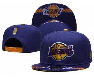 Los Angeles Lakers Stitched Snapback Hats 068