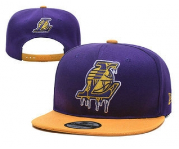 Men's Los Angeles Lakers Snapback Ajustable Cap Hat 2