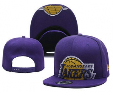 Men's Los Angeles Lakers Snapback Ajustable Cap Hat 3
