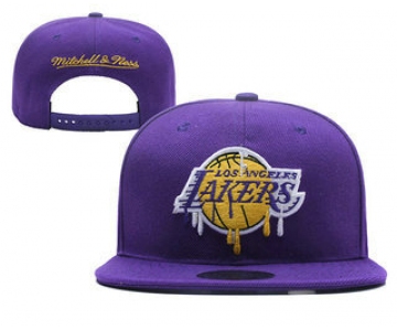 Men's Los Angeles Lakers Snapback Ajustable Cap Hat 4