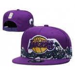Men's Los Angeles Lakers Snapback Ajustable Cap Hat YD