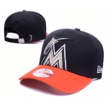 Mariners Team Logo Black Orange Adjustable Hat GS