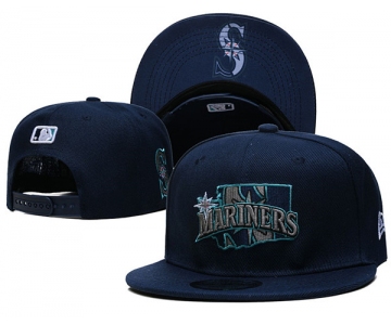 Seattle Mariners Stitched Snapback Hats 001