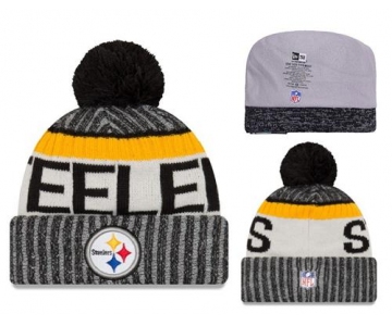 NFL Pittsburgh Steelers Logo Stitched Knit Beanies 010