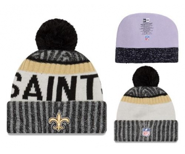 NFL New Orleans Saints Logo Stitched Knit Beanies 004