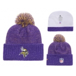 NFL Minnesota Vikings Logo Stitched Knit Beanies 011