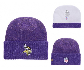 NFL Minnesota Vikings Logo Stitched Knit Beanies 012