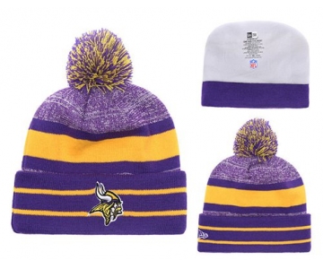NFL Minnesota Vikings Logo Stitched Knit Beanies 013