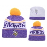 NFL Minnesota Vikings Logo Stitched Knit Beanies 014